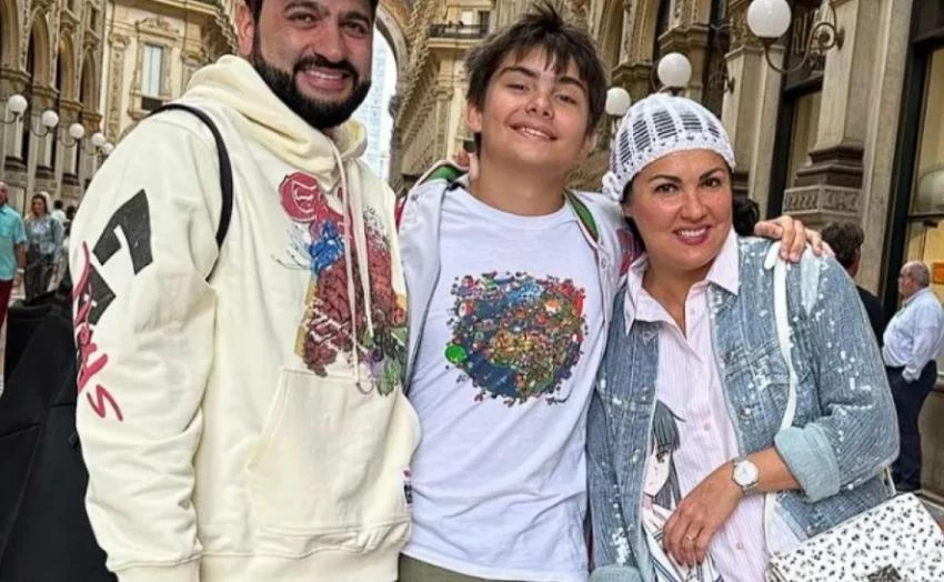 Поклонники Нетребко удивились внешности ее подросшего сына Тьяго