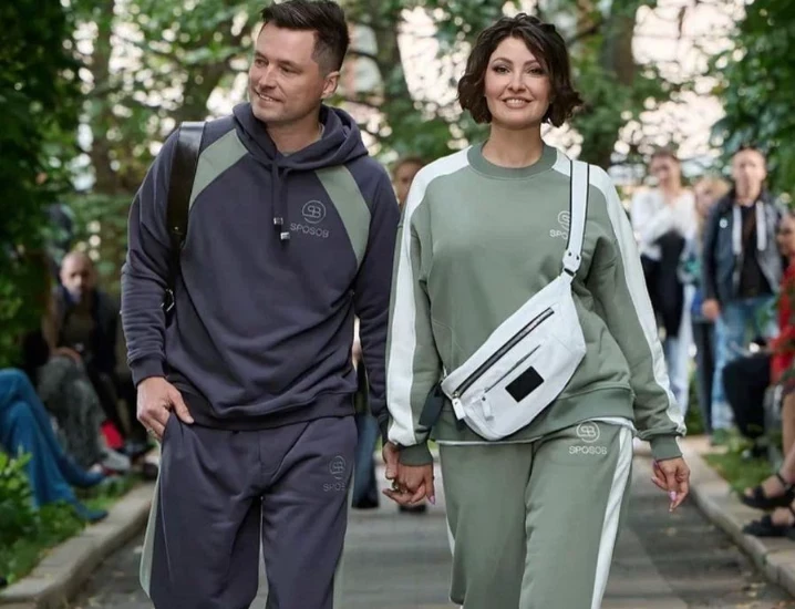 Анастасия Макеева с мужем Романом Мальковым поучаствовала в модном показе