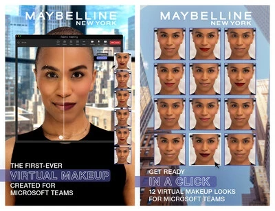 Maybelline New York переносит на рабочее место виртуальные образы макияжа через Microsoft Teams