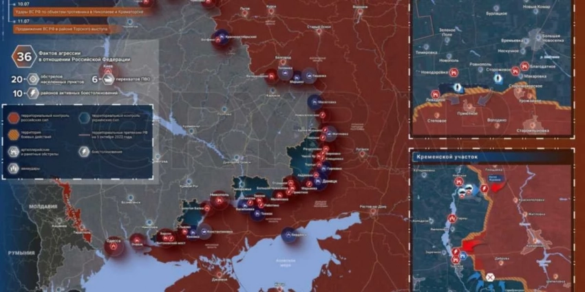 «Запад хочет зачистить Украину от украинцев!»: Карта боевых действий 12 июля 2023 на Украине — последние новости фронта Донбасса сегодня, обзор событий. Итоги военной спецоперации России на Украине сейчас 12.07.2023