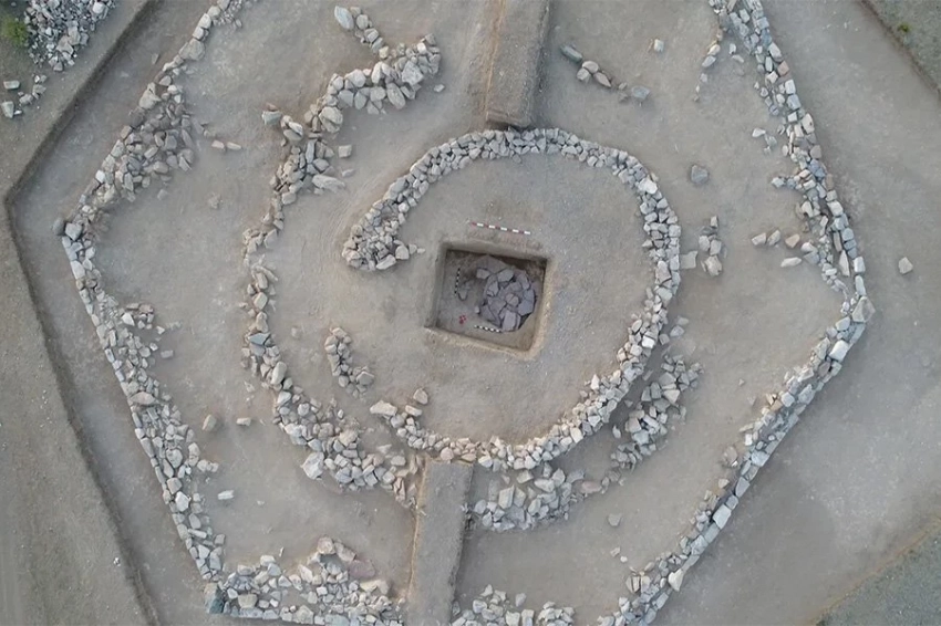 В Казахстане обнаружена уникальная шестиугольная «пирамида» бронзового века