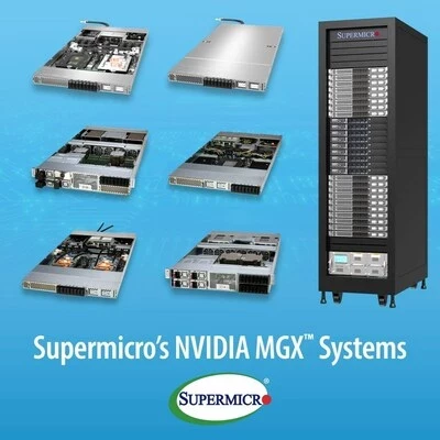 Supermicro начинает поставки серверов NVIDIA MGX на ЦП NVIDIA GH200 Grace Hopper Superchip