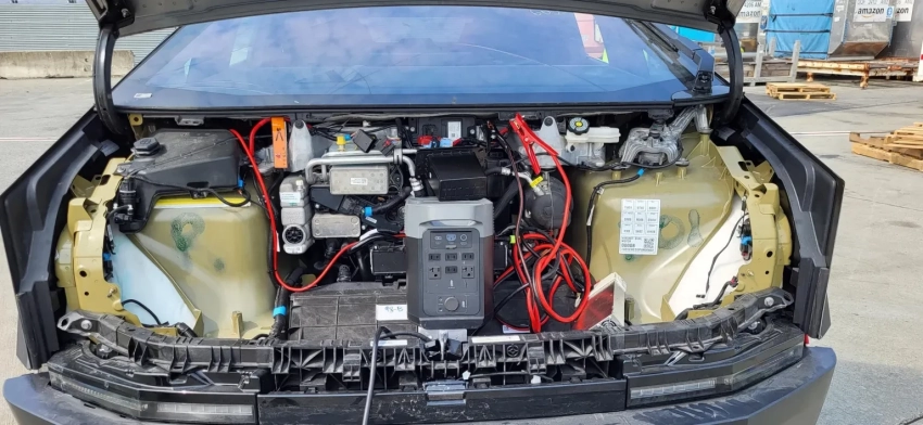 Tesla тестирует Cybertruck при помощи продукта компании EcoFlow
