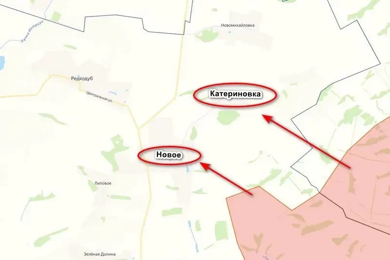 ВС РФ расширили зону контроля в районе сёл Катериновка и Новое, продолжая наступать на Сватово-Кременском направлении