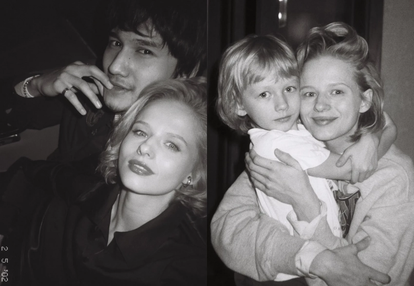 Александра Бортич опубликовала фотографии со своим новым бойфрендом и сыном