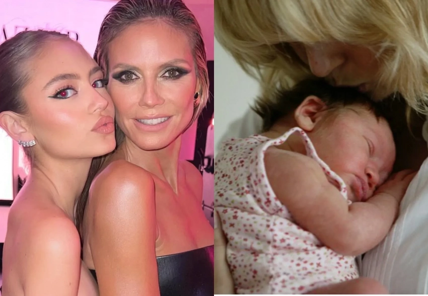 Хайди Клум опубликовала архивные фото с дочерью Лени в честь её дня рождения