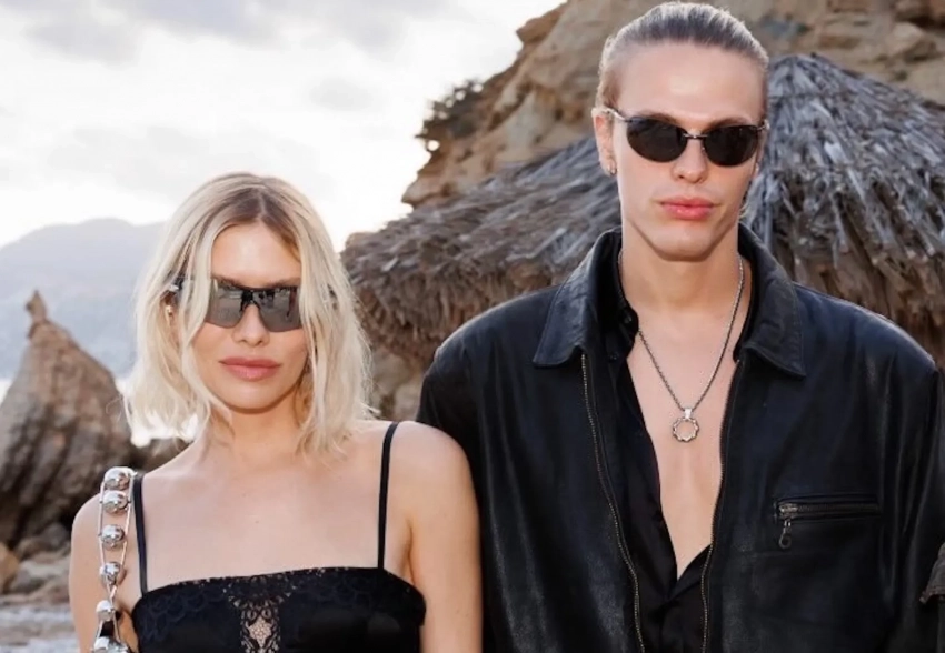 Елена Перминова и Тарас Романов посетили вечеринку на Ибице