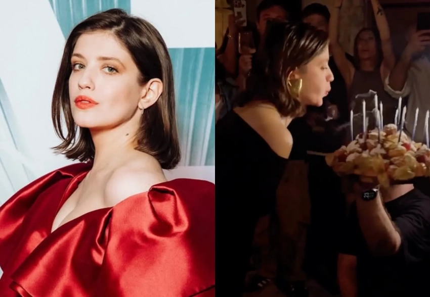 Необычный торт и танцы под Земфиру*: как Аня Чиповская отметила день рождения