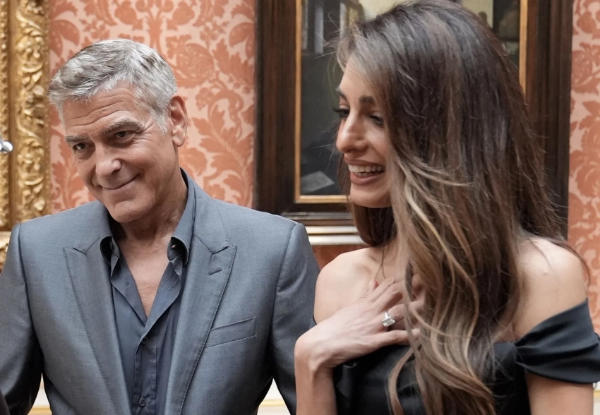 Джордж и Амаль Клуни посетили приём Карла III по случаю вручения наград King’s Trust Awards