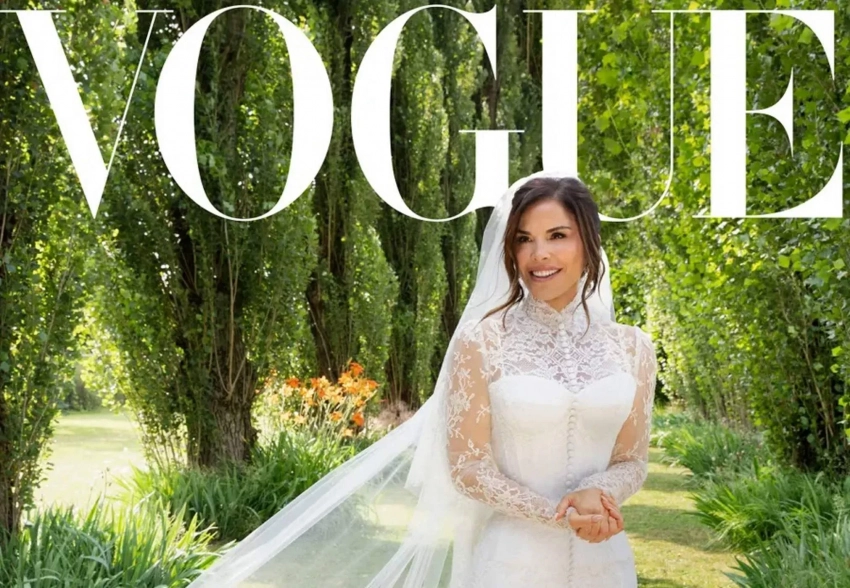 "Джефф раскрыл меня". Лорен Санчес снялась для Vogue в свадебных образах и рассказала об отношениях с Джеффом Безосом