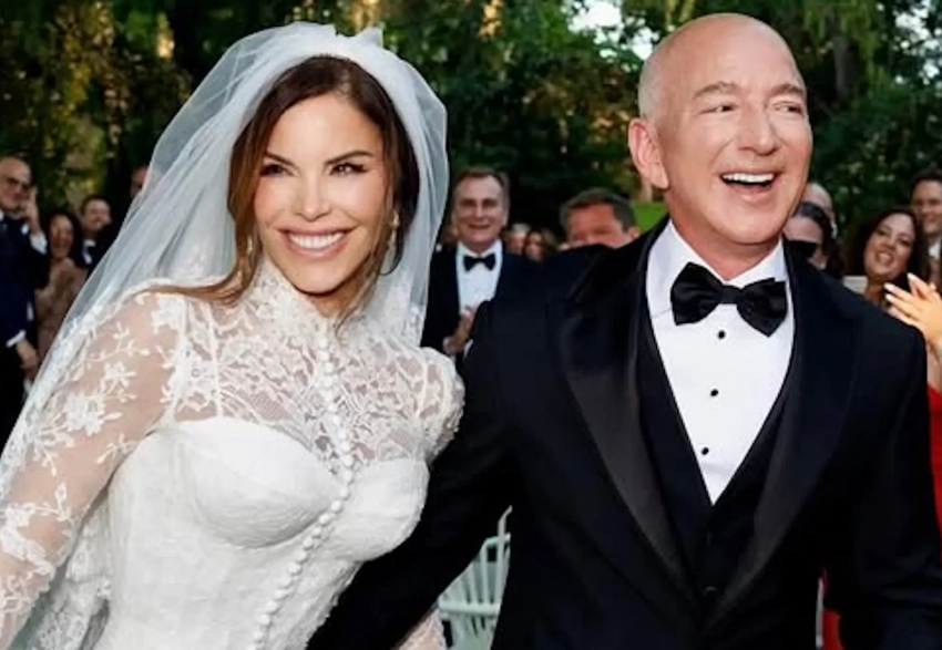 Платье невесты за 1 млн долларов и пара миллионов "на чай": в сети посчитали, во сколько обошлась "свадьба века" Джеффа Безоса и Лорен Санчес