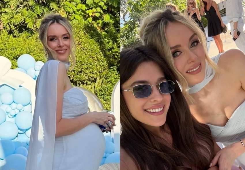 "Мисс мира — 2008" Ксения Сухинова устроила вечеринку baby shower на Лазурном Берегу