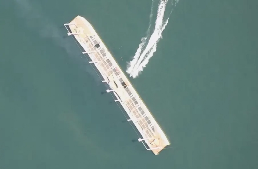 Минобороны РФ опубликовало кадры с морскими беспилотниками, задействованными на учениях «Июльский шторм» ВМФ России