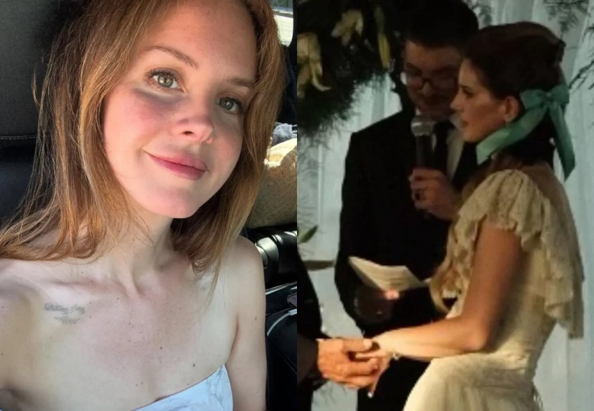 "Бесконечная любовь". Лана Дель Рей впервые показала фото со свадьбы с "охотником" на аллигаторов