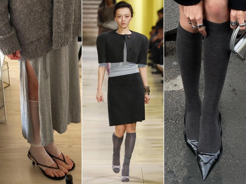 Как носить гольфы этой осенью: главные правила и модные сочетания