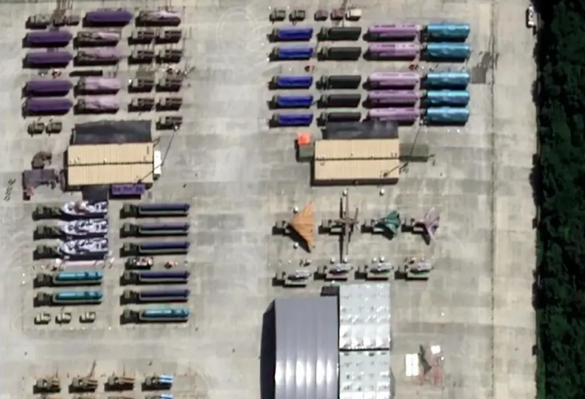 Американцы изучают спутниковые снимки с подготовкой к военному параду в Китае