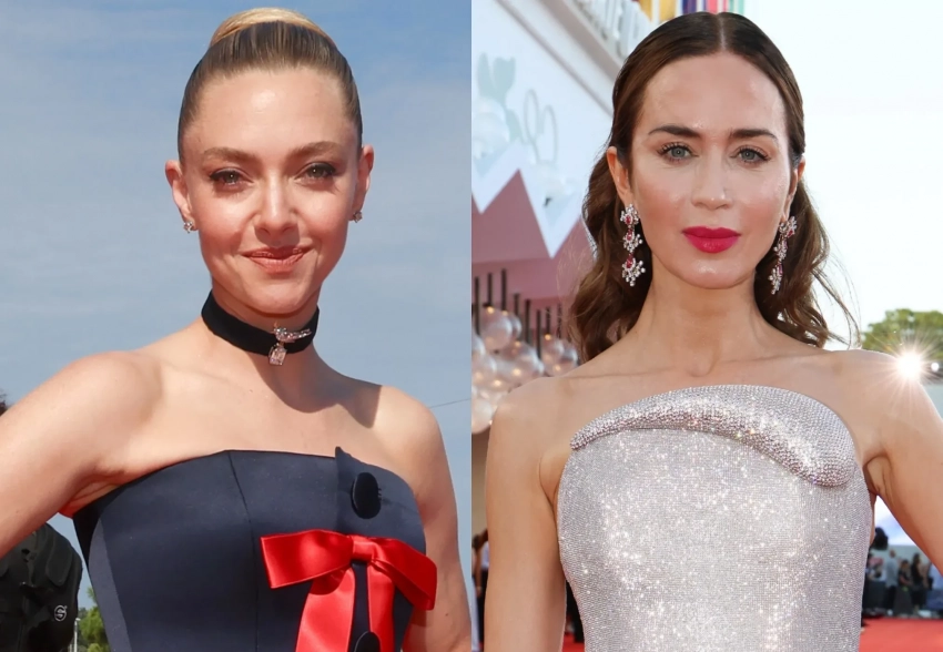 Венеция-2025: Аманда Сейфрид, Эмили Блант и Дуэйн Джонсон на светских премьерах