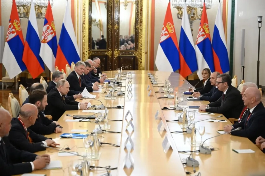 Вучич - Путину: Сербия не собирается вводить санкции против России