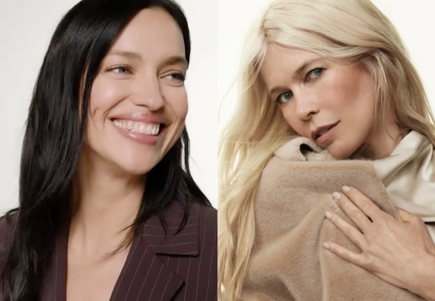 Супермодели Ирина Шейк и Клаудия Шиффер снялись вместе для Donna Karan