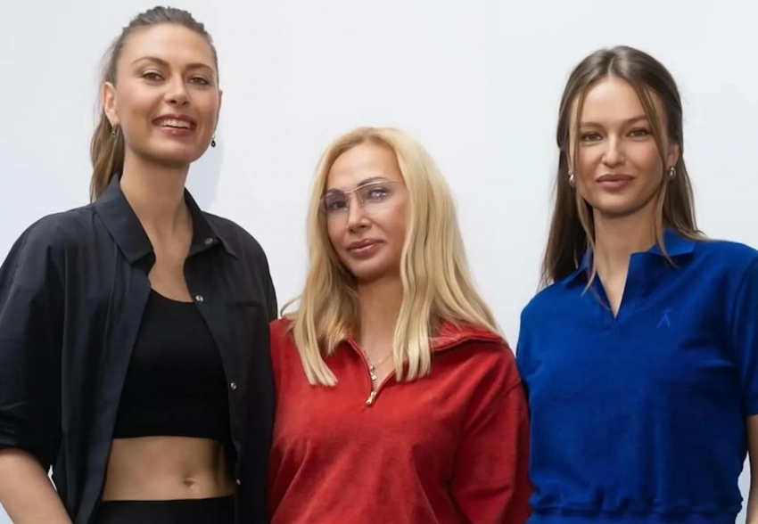 Мария Шарапова и девушка миллиардера Владислава Доронина Кристина Романова на вечеринке Aman в Нью-Йорке