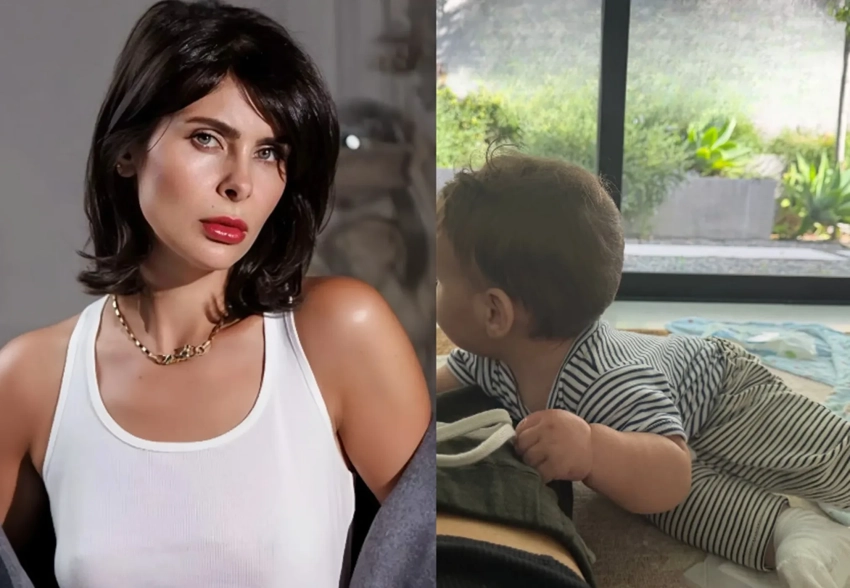 42-летняя Надежда Оболенцева показала подросшего сына-первенца от миллиардера Михаила Фридмана